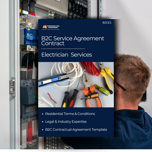 Service Agreement Contract : Made for Electricians