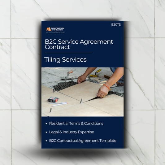 Service Agreement Contract : A Template Designed for Tilers