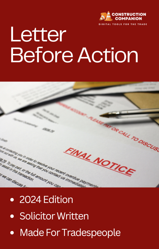 Letter Before Action Template