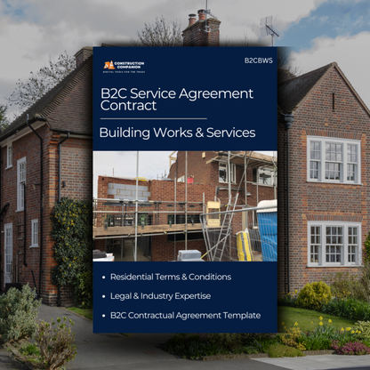 B2C Construction Contract for Building Works & Services