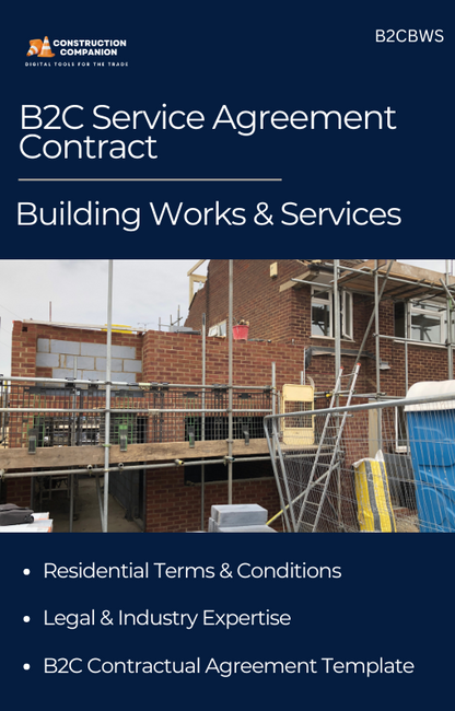 B2C Construction Contract for Building Works & Services